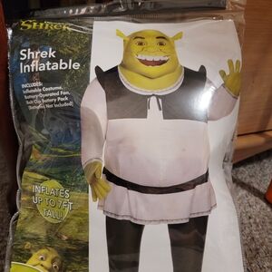 Spirit Shrek Inflatable Adult Costume - Green and White
